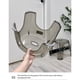thumbnail image 3 of Wosthever Reposapiés ergonómico de oficina para adultos, reposapiés de relajación para trabajar, estudiar, reposapiés antideslizante, Conjuntos de muebles de sala de estar Gris transparente, 3 of 6
