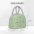 thumbnail image 2 of Lukts Spring Gnomes Print Portable Lunch Bag, Lunch Bag Picnic Bag - Waterproof, Heat-insulating and Cold-insulating, Suitable for School, Work, 2 of 6