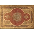 thumbnail image 1 of Ahgly Company Indoor Rectangle Medallion Brown Traditional Area Rugs, 6' x 9', 1 of 4