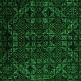 thumbnail image 1 of Ahgly Company Indoor Square Abstract Green Modern Area Rugs, 6' Square, 1 of 4