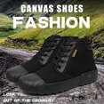 thumbnail image 1 of Zapatos de deporte de lona para hombre Zapatos casuales cómodos con cordones resistentes al desgaste para exteriores Wdftyju Tenis De Mujer Tenis De Hombre, 1 of 8