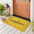 thumbnail image 2 of Hello Sunshine Yellow Door Mat 30 X 17 Inch Spring Summer Welcome Doormat Indoor Outdoor Entrance Floor Rug Non Slip Spring Summer Decor Rubber Mats, 2 of 6
