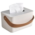 thumbnail image 1 of Servilletero Caja De Pañuelos Con Asa De Cuero Creative Para Dormitorio Cocina Rectangular Rectangular Magideal Servilletero, 1 of 6
