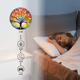 thumbnail image 3 of Analog Clcok Round Clocks Non-Ticking Silent Wall Clock Battery Operated Decorative for Living Room,Office,Kitchen-Vibrant Tree Of Life With Branches Reaching Out To The Sky(14inch), 3 of 4