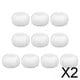 thumbnail image 1 of Calabazas de espuma blanca,Proyectos de manualidades con calabazas de poliestireno expandido,Calabazas artificiales blancas para decoración del hogar de Halloween,Simulación de calabazas de, 1 of 8