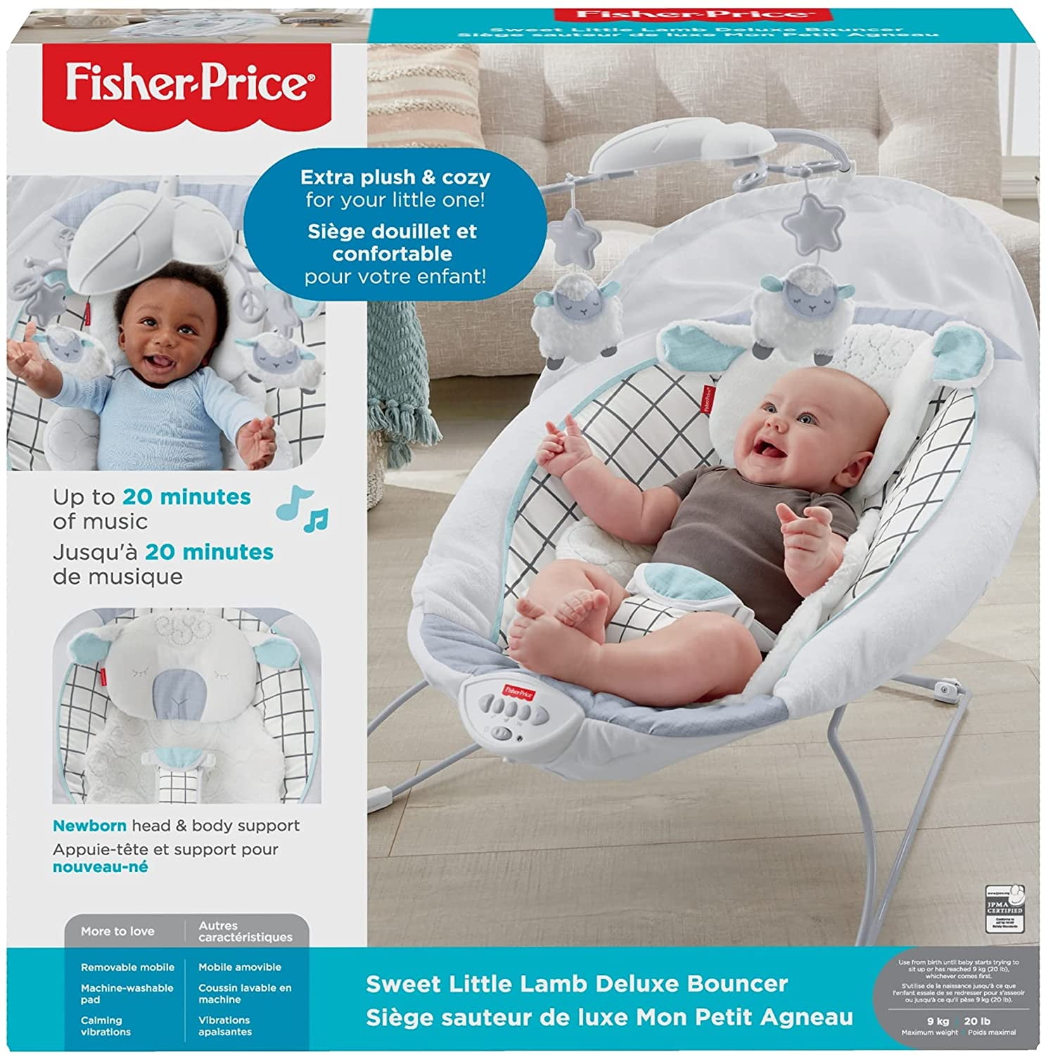 Fisher price best sale little lamb bouncer