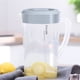 thumbnail image 4 of Jarra de plástico transparente con tapa | Jarra de agua fría de 1,7 l para té helado, limonada y leche | Tapa deslizante extraíble de boca ancha | Plástico duradero sin BPA | Ideal para fiestas, 4 of 5