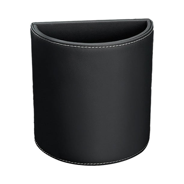 Contenedor de basura para vehículos, bote de basura para autos, SUV, bolsillo de almacenamiento, bolsa de basura negro