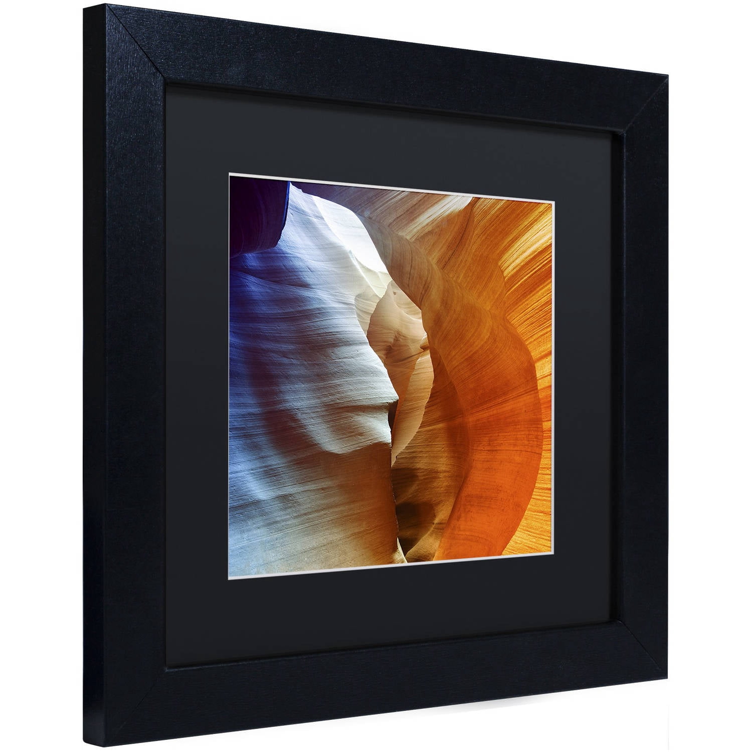 Trademark Fine Art "Antelope Canyon" Canvas Art by Philippe Hugonnard, Black Matte, Black Frame