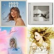 1989 (Taylor's Version) & Tortured Poets Department (X) (Manuscript- Bonus Track) & Lover (Deluxe) (Version 4) & Fearless [CD Bundle]
