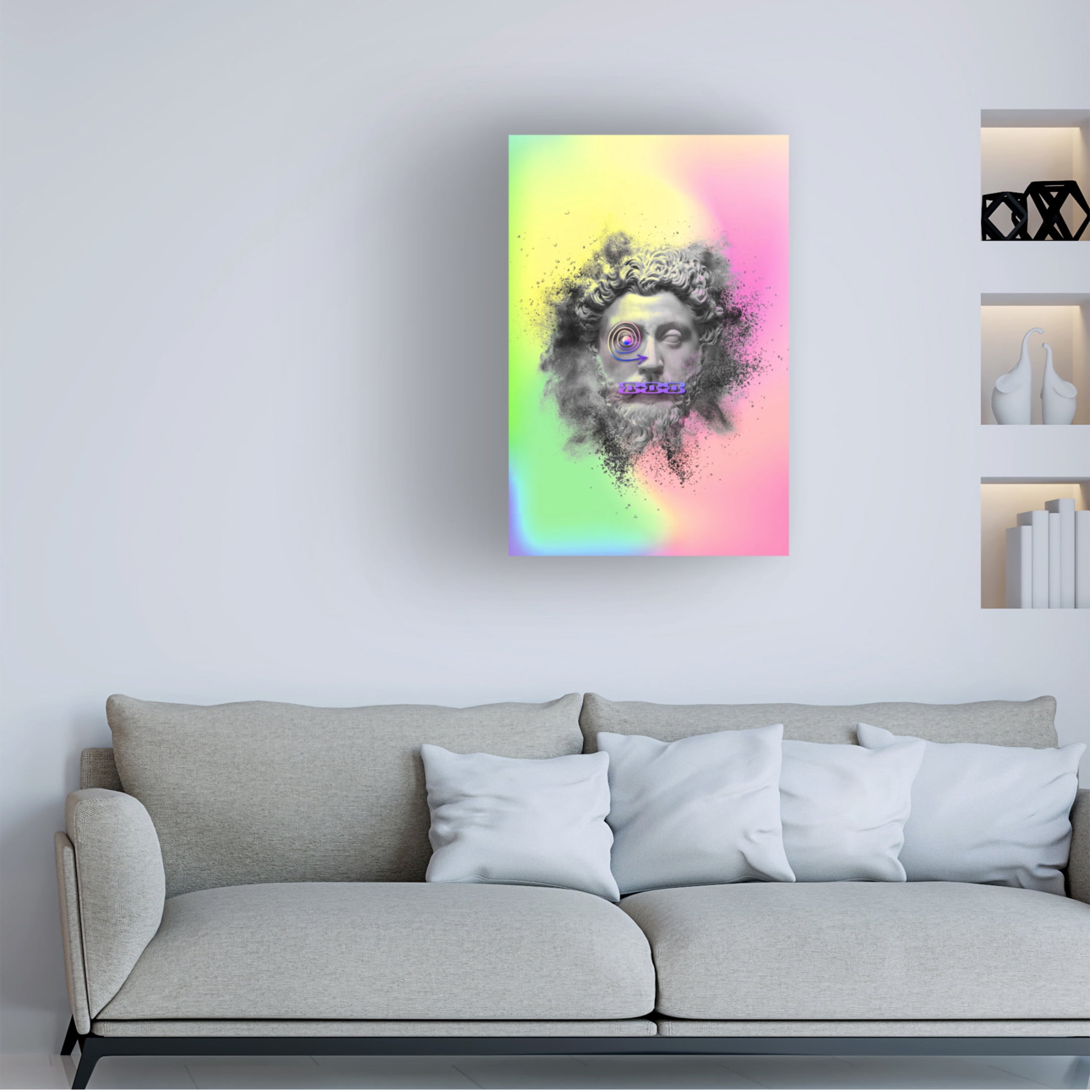 Trademark Fine Art Fadil Roze Felios Canvas Wall Art