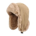 thumbnail image 4 of Gorro de invierno a prueba de viento para patinaje, ciclismo al aire libre y esquí para adultos. Caqui, 4 of 9