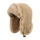 thumbnail image 4 of Gorro de aviador, gorro de trampero, gorro de invierno con orejeras, impermeable, grueso, suave. Caqui, 4 of 9