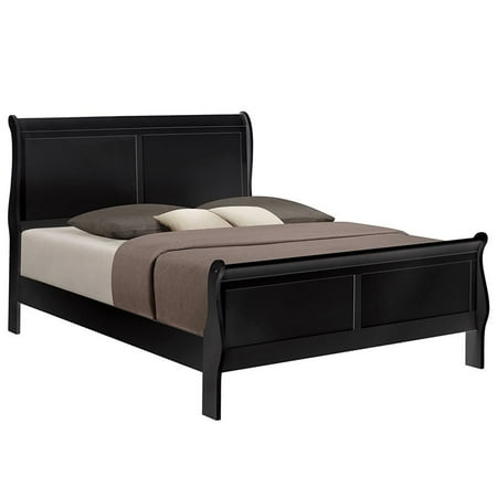 Coaster Louis Philippe Full Sleigh Bed in Black