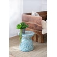 thumbnail image 5 of A & B Home Contemporary Capiz Stool With Blue Finish 44832-DS, 5 of 7