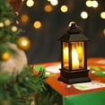thumbnail image 5 of DefiDgd Christmas Lantern Santa Claus Oil Lamp Table Decoration,Christmas Snow Scenery Night Light for Outdoor Garden Yard Bedroom Balcony Winter Table Centerpiece Decoration(Black), 5 of 6