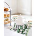 thumbnail image 4 of St. Patrick's Day Kitchen Dish Towels for Drying Dishes Set of 3, Green Shamrock Gnomes Gold Coin Spring Waffle Weave Microfiber Hand Tea Bathroom Towels Quick Dry & Absorbent Towel 12x12, 4 of 7