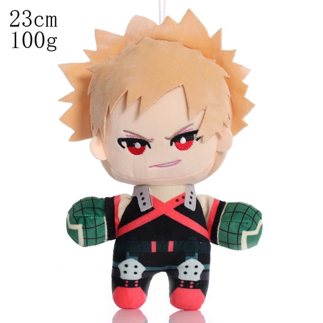23CM Anime My Hero Academia Peluche Bakugo Shoto Todoroki Deku Almohada Suave Para Niños Adultos
