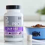 Pure Balance Pro+ Veterinarian Formulated Calm Ease for Cats, Chamomile L-Theanine L-Tryptophan Manage Stress and Anxiety Supplement Powder, Chicken Liver Flavor, 60 Servings