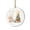 U, variant on Christmas Letter Reindeer 2D Acrylic Pendant, Alphabet Ornament Hanging Charm, Xmas Decoration for Christmas Tree Home Display