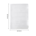 thumbnail image 1 of TopLLC Storage Bins A4 File Storage Box Transparent Home ID Instruction Manual Storage Student Office Desk Organizer Storage Bags, 1 of 2