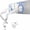 White, variant on Dual Monitor Mechanical Spring Desk Mount Stand | Fits Screens up to 32"
