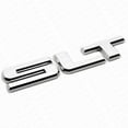 thumbnail image 2 of 14-20 GMC SLT Tailgate Door Letter Nameplate Emblem Logo Badge OEM Chrome, 2 of 5