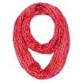 thumbnail image 1 of Peach Couture Foulards à Paillettes d'Hiver Chauds et Confortables Rouge, 1 of 1