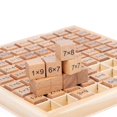 thumbnail image 1 of ruzhgo Wooden Times Table Math Multiplication Blocks Board learning supplies early learning toys Counting materials toys board Toy Wood, 1 of 9