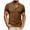 Khaki, variant on Men's Shirts Short Sleeve Polo Shirts With Pocket Under $10 Solid Color Fashion Casual Ventilate Button Round Neck Short Sleeve