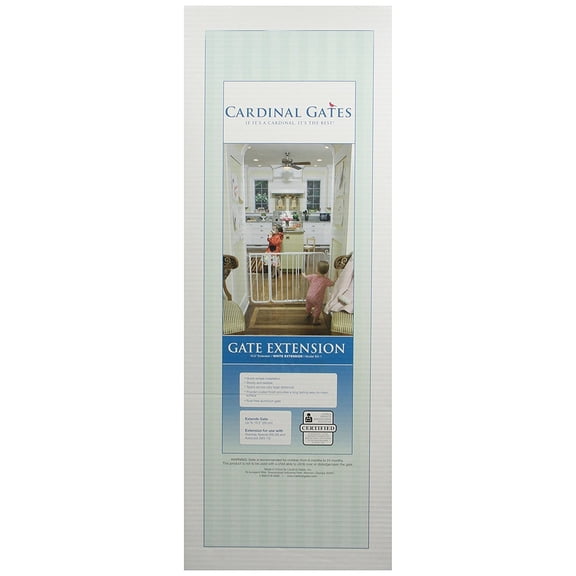 Cardinal Gates 10.5" Safety Gate Extension - White