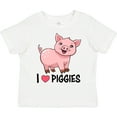 thumbnail image 3 of Inktastic I Love Piggies Cute Pig Boys or Girls Toddler T-Shirt, 3 of 5
