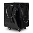 thumbnail image 1 of Bolsa de compras con ruedas EROBSKJ, reutilizable, 34,5 L, negra, 1 of 7