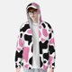 thumbnail image 2 of Fotbe Cow Spots Chaqueta con Protección Solar UPF 50+ para Hombre y Mujer, Camisa con Capucha y Bolsillos-3X-Large, 2 of 7