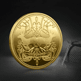 thumbnail image 2 of Moneda de oro del Hada de los Dientes de dibujos animados Moneda conmemorativa bañada en oro Regalo de cambio de dientes para niños Medallón conmemorativo del Hada de los Dientes Medallón, 2 of 5