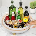thumbnail image 5 of Cocina 360 ° Soporte giratorio para especias, caja de almacenamiento de escritorio para Perfume, caja de cosméticos, organizador para el hogar y la Oficina, soporte para condimentos, 5 of 5
