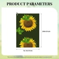 thumbnail image 4 of Easygdp Sunflower Golf Towel 24x16in for Men and Women with Carabiner Clip for Easy Attachment, 4 of 8
