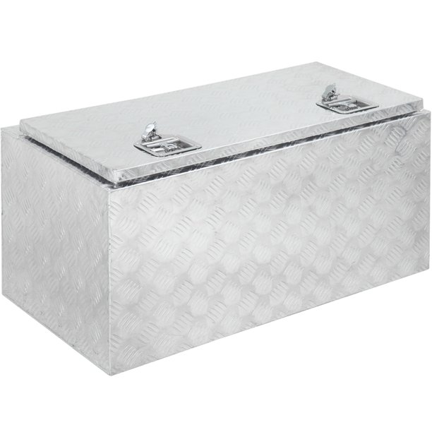 Truck Tool Box Aluminum Tool Box Camper Tool Box W/Handle and Lock for
