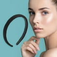 thumbnail image 2 of Unique Bargains 1 Pc Exquisite Thin-edged Woven Straw Headband Black, 2 of 6