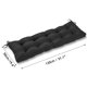 thumbnail image 5 of 1 Uds interior/exterior, cojín de banco de 51 "almohadilla suave para mecedoras cojín de asiento reclinable grueso para negro, 5 of 5