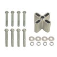 thumbnail image 3 of Derale Cooling Fan Spacer 31520 2 Inch Thick; Anodized; Aluminum; Includes Mounting Hardware, 3 of 5