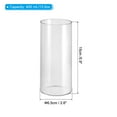 thumbnail image 2 of Uxcell 5.9"x2.6" Clear Glass Cylinder Vase Tabletop Flowers Vase Floating Candle Holder Vase, 2 of 6
