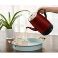 thumbnail image 7 of Moss & Stone Electric Coffee Percolator, Red Body with Stainless Steel Lid Coffee Maker, Percolator Electric Pot, Red Camping Coffee Pot 10 Cups, 7 of 7