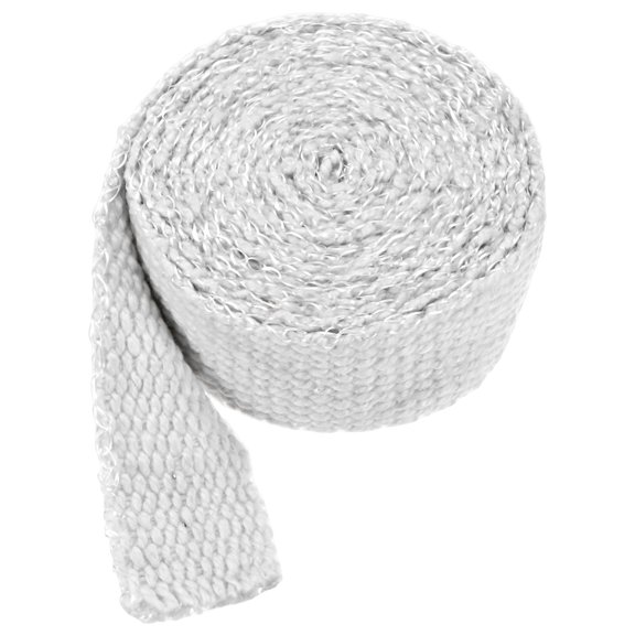Uxcell Wood Stove Gasket, 2" x 157.5" Wide Fiberglass Seal Rope for Fireplace Door/Wood Stoves [White]