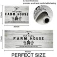 thumbnail image 2 of Farmhouse Kitchen Rugs and Mats Farmhouse Style Anti Fatigue Mats for Kitchen Floor Non Slip Kitchen Mat Farm House Waterproof Washable Rug Runner for Kitchen Laundry 17x30+17x47inch, 2 of 6
