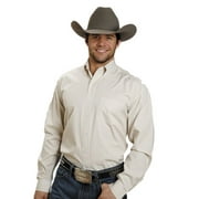 Western Shirt Mens L/S Button Check Gold 11-001-0579-0032 YE