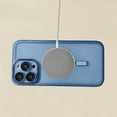 thumbnail image 6 of Compatible with iPhone 14 Pro Max Magnetic Clear Case,Soft Silicone Frosted Shockproof MagSafe Case with Full Camera Lens Protector for iPhone 14 Pro Max Women Girl Men-Sky Blue, 6 of 9