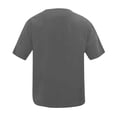 thumbnail image 5 of Men's Solid Color Pleated Quarter Sleeve Top Men's Retro V-Neck Top2XL, 5 of 5
