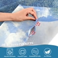 thumbnail image 3 of Yayeee Kitchen Curtains Tier Pair Light Filtering 27"x36" Rod Pocket Short Cafe Window Panel, Plants and River, 3 of 7