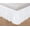 White, variant on Bed Skirt Elastic Bed Wrap Wrinkle Resistant 16inch Drop TwinFull Black